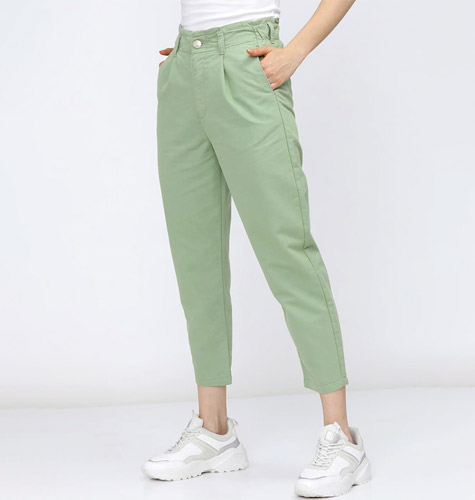 Women Green Stretchable Jeans